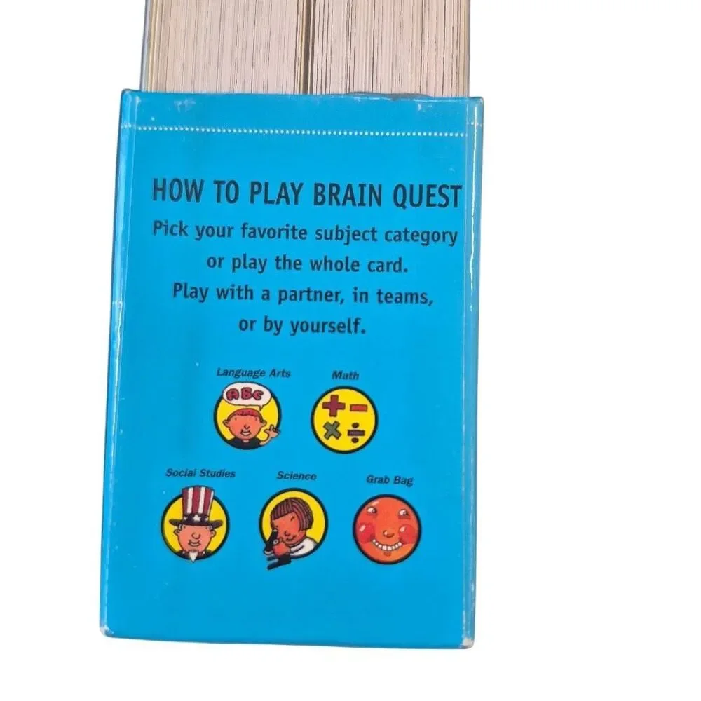 Brain Quest Grade 2 Deck 1 (Ages 7-8) Revised 3rd Edition – Used